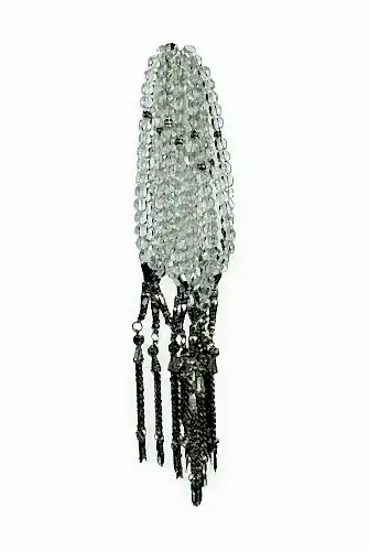 10 Adet 33lü Hac Umre Hediyelik Tesbih - Şeffaf Beyaz - ihvanonline (1)