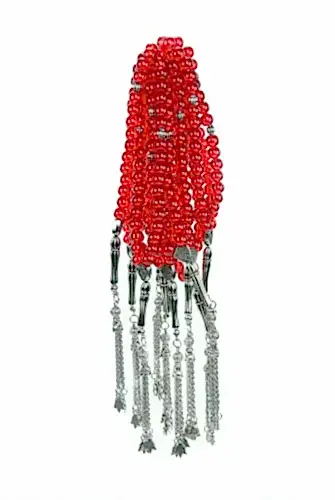 10 Adet 33lü Hac Umre Hediyelik Tesbih - Kırmızı - ihvanonline (1)