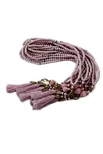 10 Adet 99 lu İnci Tesbih, Püsküllü, Vav Harfli, Mevlüt Hac Umre Hediyelik - Pembe - ihvanonline (1)