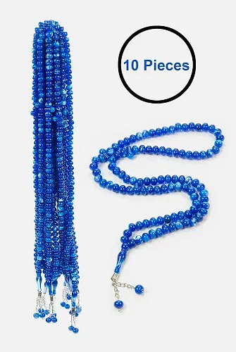 10 Adet 99lu Namaz Tesbihi 10mm Hac Umre Hediyelik - Lacivert - ihvanonline (1)