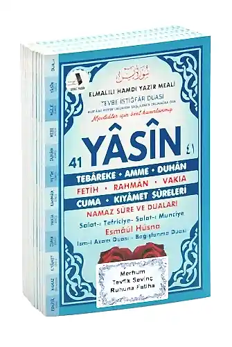 10 Adet Türkçe Mealli Orta Boy 80 Sayfa 41 Yasin - Mavi Renk - Furkan Neşriyat (1)
