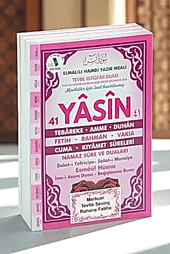 10 Adet Türkçe Mealli Orta Boy 80 Sayfa 41 Yasin - Pembe Renk - Furkan Neşriyat (1)