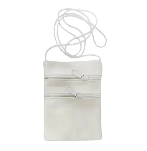 2 Adet Boyun Askılı Para Kesesi (Çift Gözlü) Siyah ve Beyaz - ihvanonline (1)