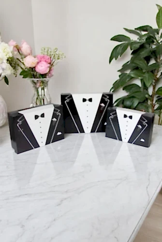 3 Boy Damat Bohçası Kutusu – Söz Nişan Çeyiz Kolisi Seti - 1