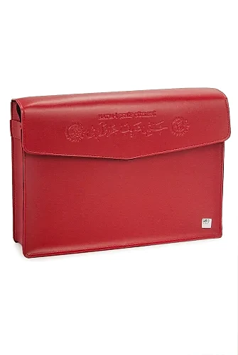 30 Cüz Suni Deri Çantalı Cami Boy Kuranı Kerim - Kırmızı - Furkan Neşriyat (1)