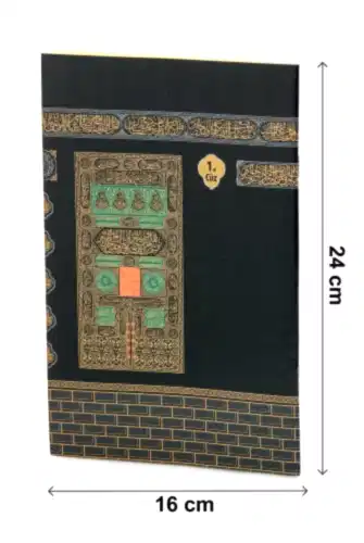 30 Cüz Suni Deri Çantalı Orta Boy Kuranı Kerim - Siyah - 6