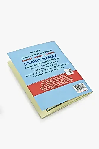 Abdest, Gusül ve Namazı Öğreniyorum Kitabı - Çanta Boy - Mavi - M.E.B Tavsiyelidir - Seda Yayınları (1)