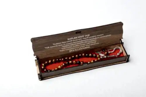 Ahşap Kutulu Kaplangözü Taşı Tesbih - ihvanonline (1)