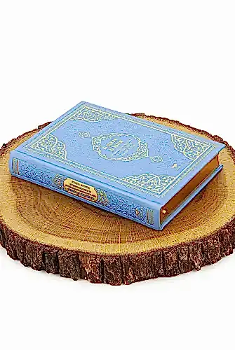 Almanca Mealli Hafız Boy Kuran - Mavi - Furkan Neşriyat (1)