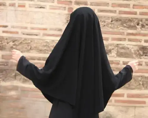 Çarşaf İpek Kısa Sufle - Annes Tesettür (1)