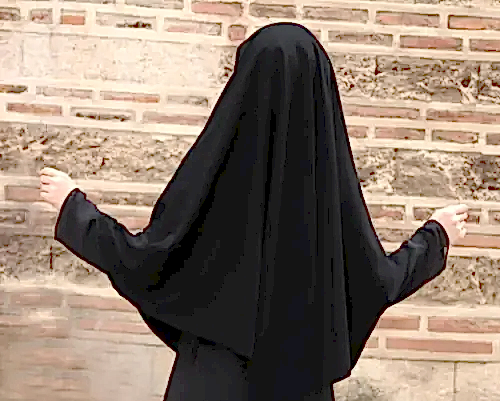 Çarşaf Krep Kısa Sufle - Annes Tesettür (1)