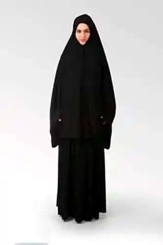 Çarşaf Krep İğneli Bütün Kloş - 1