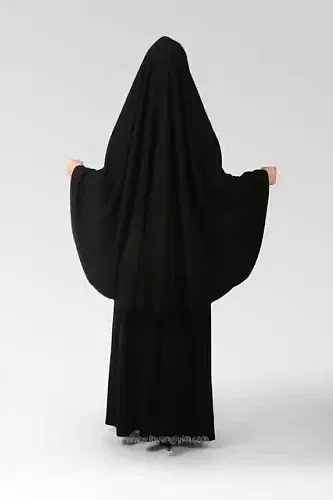 Çarşaf Krep İğneli Bütün Pileli - İhvan (1)