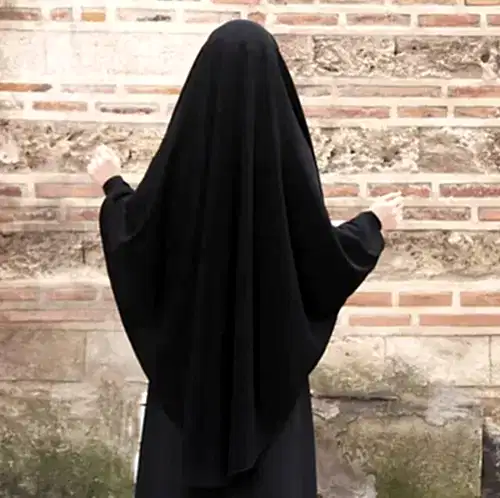 Çarşaf Krep Uzun Sufle - Annes Tesettür (1)