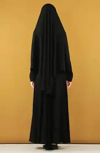 Çarşaf Soft 2 Parça Peçeli Sultanbaş - İhvan (1)