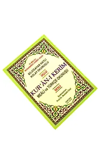 Arapça - Türkçe Okunuş ve Mealli Kuranı Kerim Rahle Boy Sesli - Üçlü Kuran - Haktan Yayınları - Haktan Yayın Dağıtım (1)