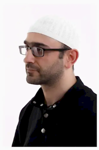 Bambu Namaz Takkesi - Beyaz 