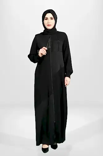 BEYZA 3901-25 SİYAH FERMUARLI ASİMETRİK DETALI - Beyza (1)