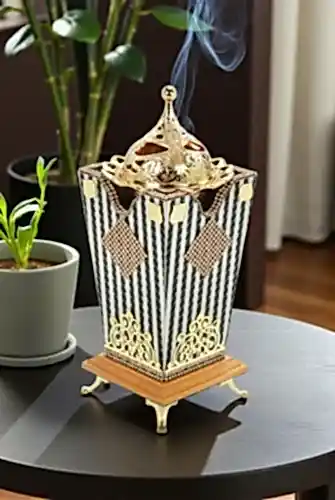 Buhurdanlık Kadife Taşlı Tütsüdanlık - 1