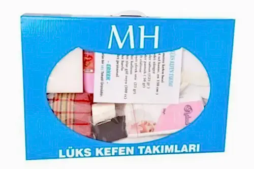 Erkek Kefen Takımı Cenaze Levazımatı 1.5 X 9 Metre 