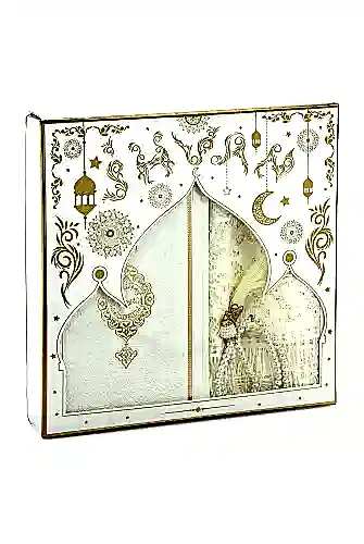 Çeyizlik Gelin Bohça Seccade Seti Hediyelik Şal Termo Deri Kuranı Kerim - ihvanonline (1)