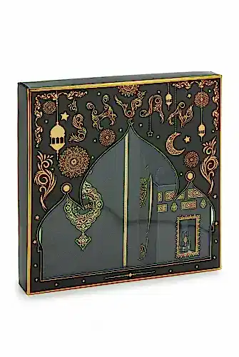 Damat Bohçasına Uygun Hediyelik Medine Hatlı Kuranı Kerim ve Çeyizlik Seccade Seti Siyah - ihvanonline (1)