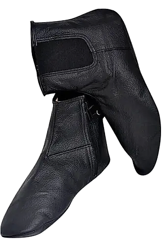 Dana Derisi Kalın Astarlı Mest – Fermuarlı, Dış Lastikli ve Düğmeli - 3