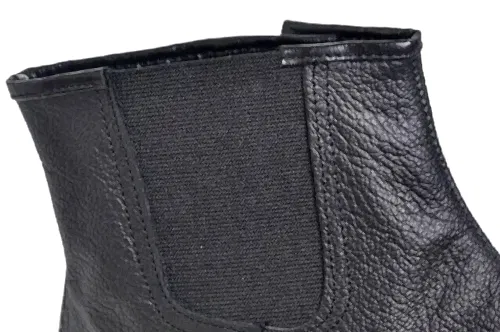 Dana Derisi Kalın Astarlı Mest – Fermuarlı, Dış Lastikli ve Düğmeli - 5