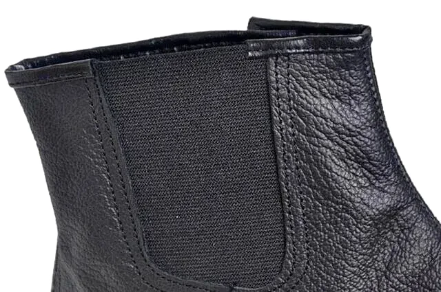 Dana Derisi Kalın Astarlı Mest – Fermuarlı, Dış Lastikli ve Düğmeli - 5