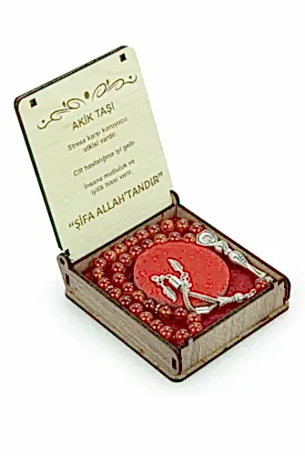 Doğal 33lü Akik Taşı Tesbih AT03 - 1