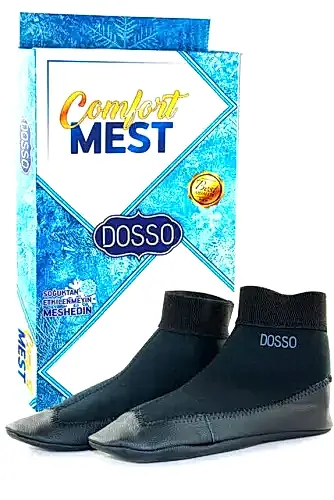 Dosso Comfort Termal Mest – Altı Deri, Nefes Alabilen, Su Geçirmez, Sıcak Tutan Abdest Çorap - 1