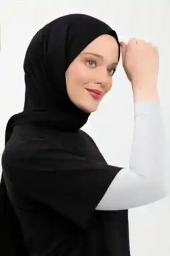 Düz Dikişsiz Pratik Likralı Tesettür Penye Namaz Kolluğu Beyaz - ihvanonline (1)