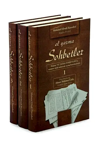 El Yazma Sohbetler - Mahmud Efendi Hazretleri - 3 Cilt Takım - 1