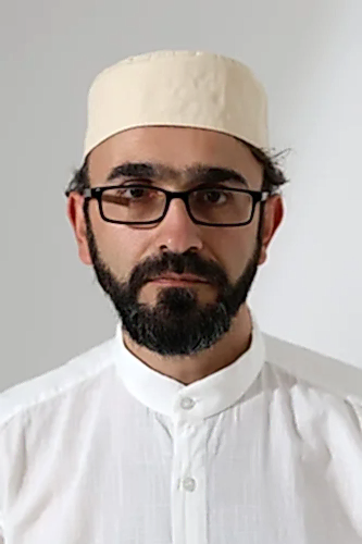 Elif Vav Nakışlı Kalıp Namaz Takkesi - Bej - İhvan (1)