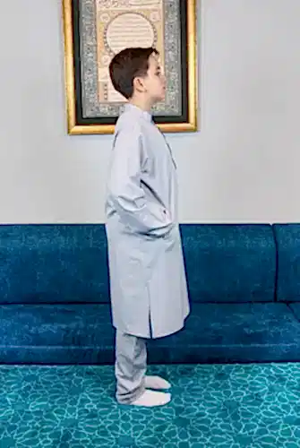 Erkek Çocuk Hac Umre Hakim Yaka Afgan Takım - Gri - ihvanonline (1)