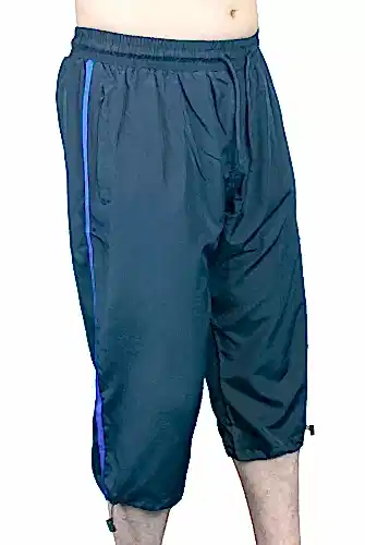 Erkek Havuz Deniz Uzun Diz Altı Kapri Şort Lacivert - 1520-25 - ihvanonline (1)