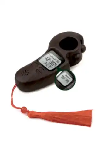 Ezan Okuyan Işıklı Sesli Kaydırmalı Al-Fajia Dijital Sayaç Tesbih Zikirmatik Koyu Kahve 