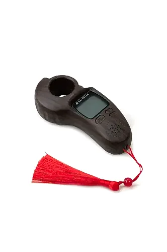 Ezan Okuyan Işıklı Sesli Kaydırmalı Al-Fajia Dijital Sayaç Tesbih Zikirmatik Koyu Kahve - ihvanonline (1)