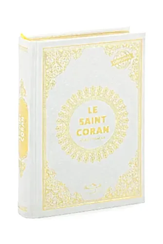 Fransızca Mealli Hafız Boy Termo Deri Kuranı Kerim - Beyaz 