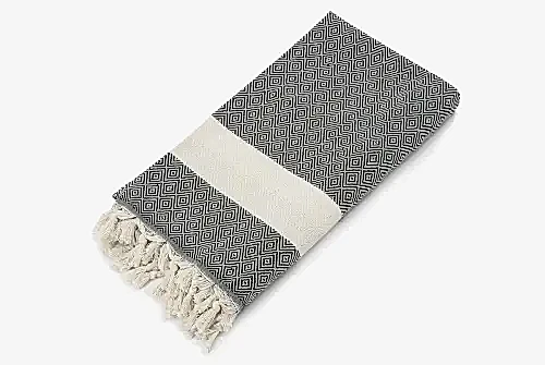 Gri Pamuk Bambu Peştemal - ihvanonline (1)