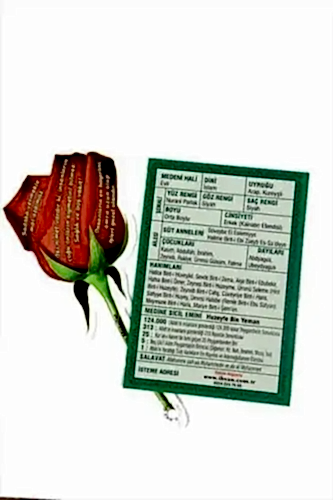 Gül Kartela Efendimizin Kimlik Kartı - 1111 - İhvan (1)