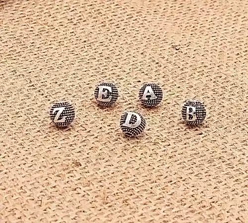 Gümüş Harf 8mm Küre Kesim - 1