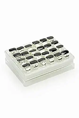 Hac Umre Hediyelik 24 Adet Gümüş Renk Erkek Yüzük - ihvanonline (1)