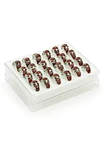 Hac Umre Hediyelik 24 Adet Türk Konseptli Kahverengi Erkek Yüzük - ihvanonline (1)