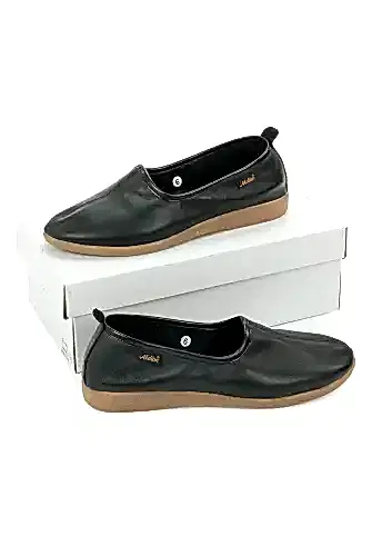 Hakiki Dana Derisi Hac Umre Tavaf Ayakkabısı Kauçuk Tabanlı Rahat ve Dayanıklı Dış Kullanıma Uygun Ayakkabı - Siyah - ihvanonline (1)