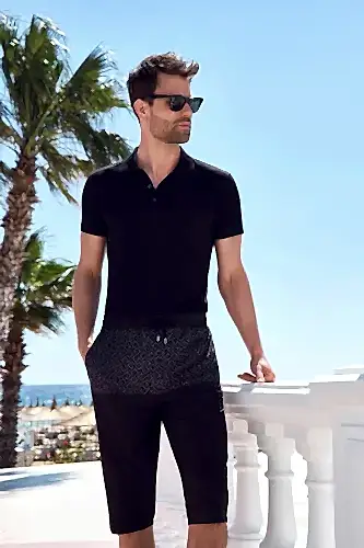 Haşema Hsm-2988-22 Berkin Siyah Erkek Şort - Haşema (1)