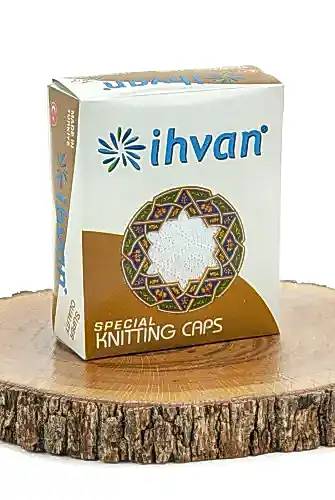 İhvan Beyaz 12'li Namaz Takkesi - 1