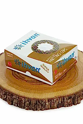 İhvan Beyaz 12'li Namaz Takkesi - İhvan (1)