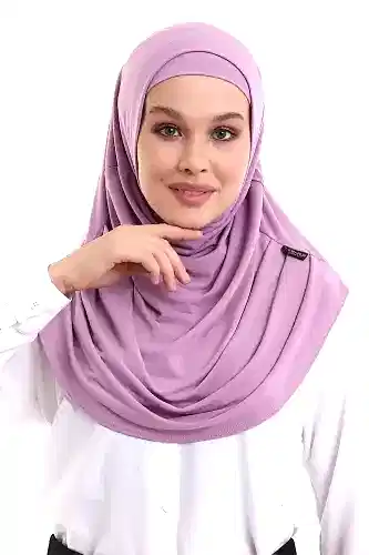 Yetişkin Pratik Eşarp Lila Renk 