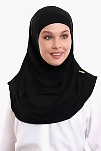 Yetişkin Pratik Eşarp Siyah Renk - ihvanonline (1)